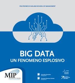 BIG DATA: un fenomeno esplosIvo - Mip