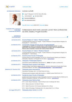 Curriculum Vitae Europeo
