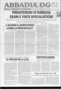 Abbadia Oggi - proloco lario orientale