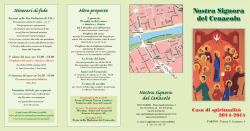 Esercizi spirituali - Congregazione di Nostra Signora del Cenacolo