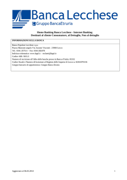 Home Banking - Banca Etruria