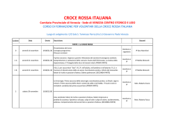 programma - croce rossa italiana - comitato provinciale di venezia