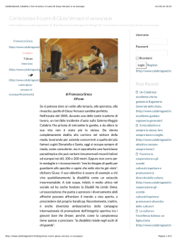 Con la testa e il cuore di Giusy Versace si va ovunque