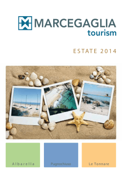 Marcegaglia Tourism - Catalogo 2014