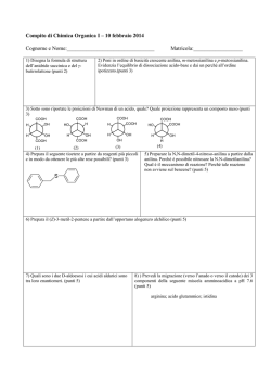 Esami scritti del 201 - Dipartimento di Farmacia