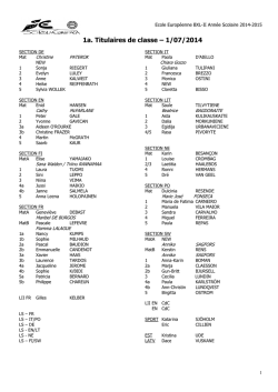 ECOLE EUROPEENNE BRUXELLES II