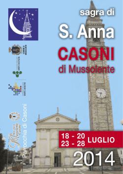 Programma della sagra