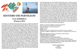 Sentiero dei Partigiani (Val BorBera)