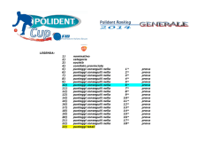 LEGENDA: 1) nominativo 2) categoria 3) societ&agrave; 4