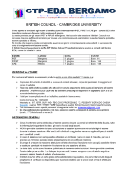 ESAMI - circolare iscrizioni
