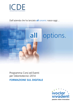 Calendario Formazione sul Digitale