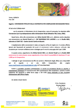 Convenzioni CAF PGF 730