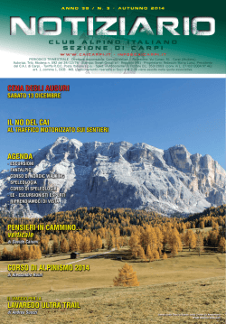 autunno 2014 - CAI Sezione di Carpi