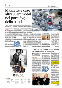 21 12 14 Il Messaggero Mazzette e case