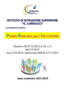 PAI - Liceo Statale Carducci