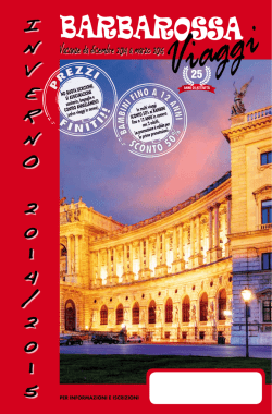 Sfoglia il Depliant Barbarossa Inverno 2014-2015