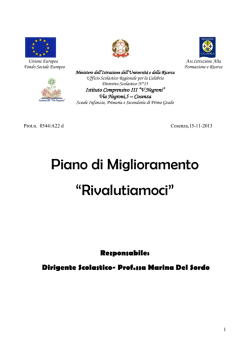PdM Piano di miglioramento 2013-2014 definitivo