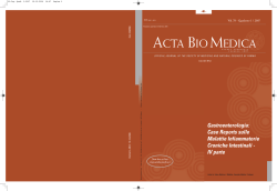 Case Reports sulle Malattie Infiammatorie Croniche