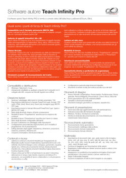 Software autore Teach Infinity Pro