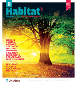 Habitat 3 - numero 01/2013