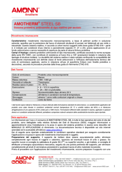 SCHEDA TECNICA - Amotherm Steel SB