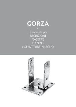 Ferramenta per RECINZIONI CASETTE GAZEBO e