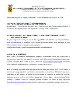 3.informativa registrazione e accerteditamento ai servizi in rete