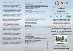 programma - Ufficio Scolastico Regionale per le Marche