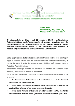 N° 146/2014 - Ordine CDL Napoli