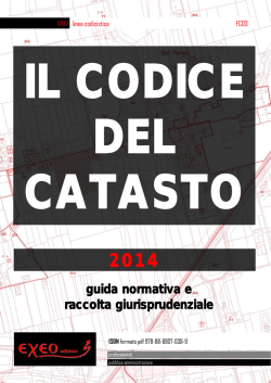 IL CODICE DEL CATASTO