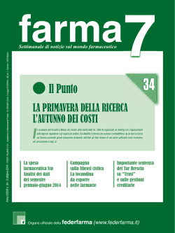 Farma 7 n. 34 del 3 ottobre