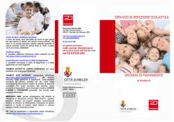 Brochure informativa sistemi di pagamento