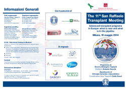 Programma - Ospedale San Raffaele
