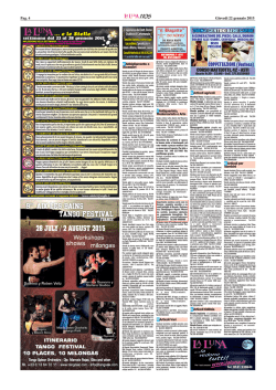 Tabaccherie &bull; Cartolerie &bull; Pasticcerie Profumerie &bull; Pro