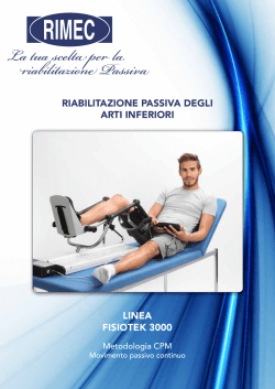 Catalogo Nuova Linea Fisiotek 3000