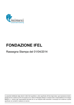 FONDAZIONE IFEL