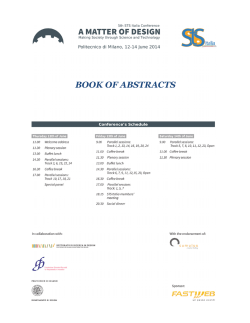 Book of Abstracts (pdf)