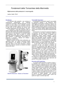 Fondamenti della Tomosintesi della Mammella