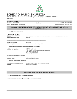 Scheda di sicurezza CLP