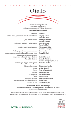 Otello - Teatro Regio di Torino