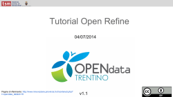 tutorial utilizzo OpenRefine