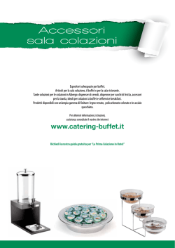 Accessori sala colazioni