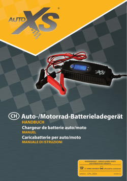 Auto-/Motorrad-Batterieladeger&auml;t
