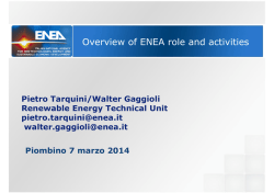ENEA - Progetto Energia