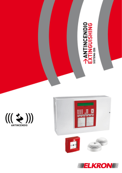 ANTINCENDIO EXTINGUISHING SISTEMA C