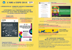AIIG ed EXPO - Associazione Italiana Insegnanti Geografia