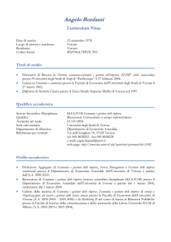 Curriculum vitae (pdf, it, 140 KB, 11/19/14)