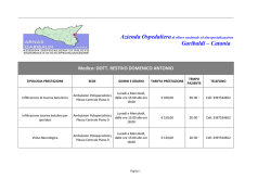 Medico: DOTT. RESTIVO DOMENICO ANTONIO - "Garibaldi"