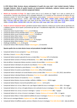 campionati italiani fidal 2015