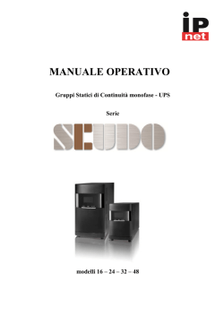 MANUALE OPERATIVO